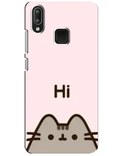 Чехол для Vivo Y95 с картинкой «Пушин говорит Hi»