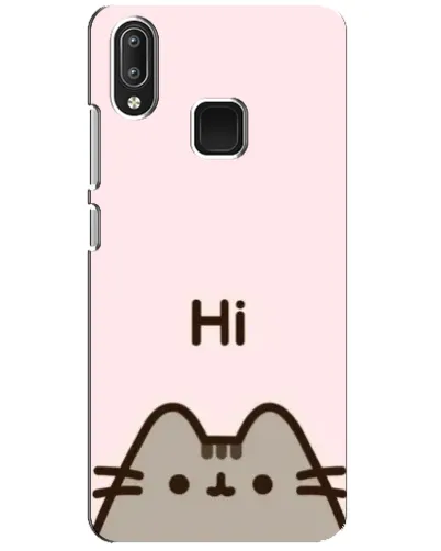Чехол для Vivo Y95 с картинкой «Пушин говорит Hi» Чехол для Vivo Y95 с картинкой «Пушин говорит Hi»