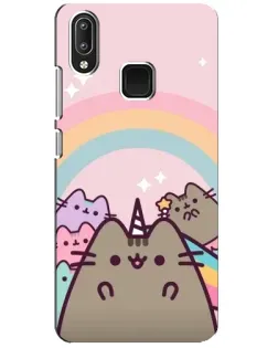 Чехол для Vivo Y95 с картинкой «Единорог Pusheen»