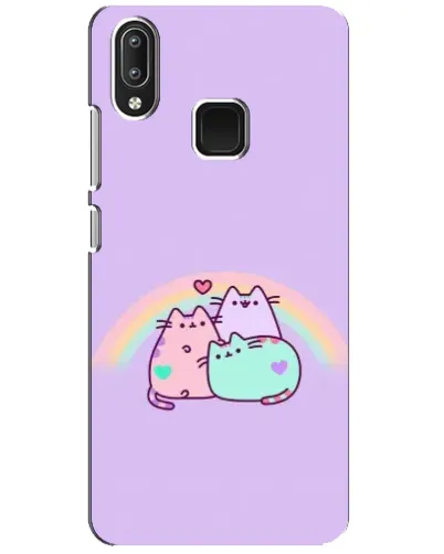 Чехол для Vivo Y95 с картинкой «Радужные Пушины» Чехол для Vivo Y95 с картинкой «Радужные Пушины»