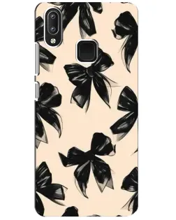 Чохол для Vivo Y95 з картинкою «Патерн чорні банти»