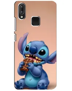 Чехол для Vivo Y95 с картинкой «Стич ест шоколад»