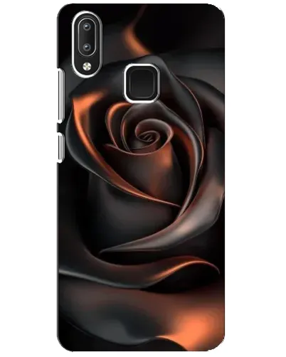 Чохол для Vivo Y95 з картинкою «Шовкова чорна троянда»