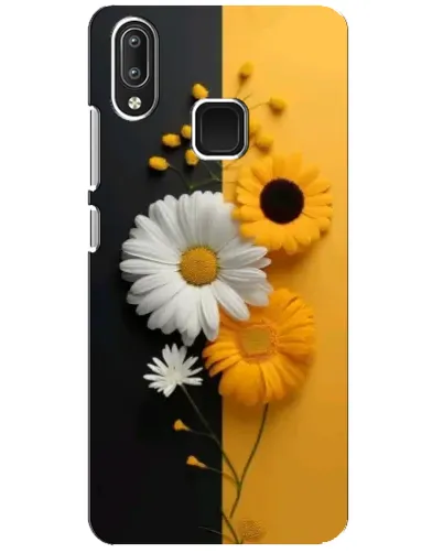 Чохол для Vivo Y95 з картинкою «Соняшник та ромашка»