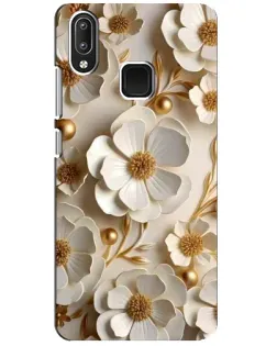 Чохол для Vivo Y95 з картинкою «Білі паперові квіти»