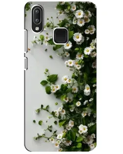 Чохол для Vivo Y95 з картинкою «Гілка дрібних білих квітів»
