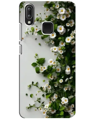 Чохол для Vivo Y95 з картинкою «Гілка дрібних білих квітів»