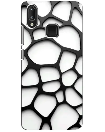 Чехол для Vivo Y95 с картинкой «Белая объемная сетка» Чехол для Vivo Y95 с картинкой «Белая объемная сетка»