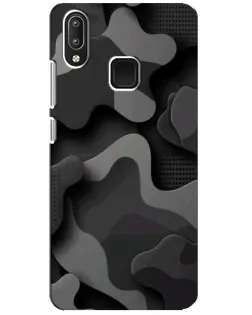 Чохол для Vivo Y95 з картинкою «Темний абстрактний камуфляж»