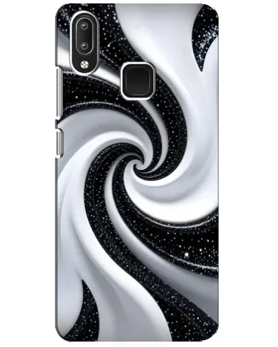 Чехол для Vivo Y95 с картинкой «Черно-белая спираль» Чехол для Vivo Y95 с картинкой «Черно-белая спираль»