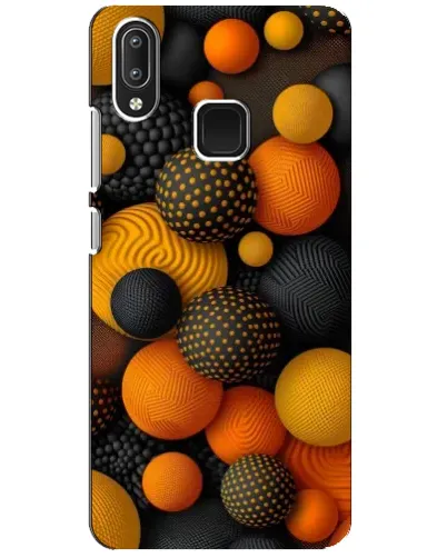 Чехол для Vivo Y95 с картинкой «Объемные оранжевые сферы» Чехол для Vivo Y95 с картинкой «Объемные оранжевые сферы»