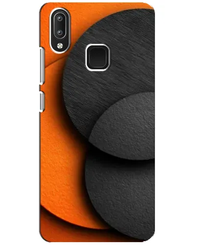 Чехол для Vivo Y95 с картинкой «Геометрия оранжевых кругов» Чехол для Vivo Y95 с картинкой «Геометрия оранжевых кругов»