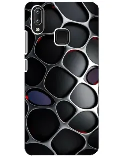 Чехол для Vivo Y95 с картинкой «Объемная темная решетка»