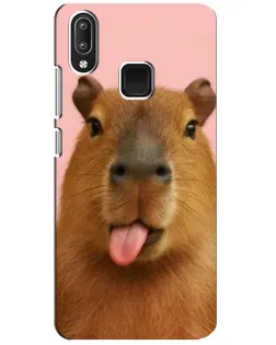 Чехол для Vivo Y95 с картинкой «Капибара с языком» Чехол для Vivo Y95 с картинкой «Капибара с языком»
