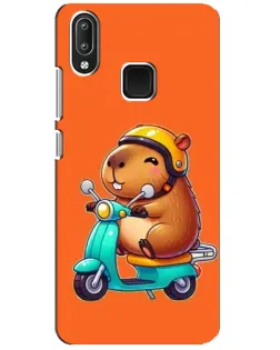 Чехол для Vivo Y95 с картинкой «Капибара на скутере» Чехол для Vivo Y95 с картинкой «Капибара на скутере»