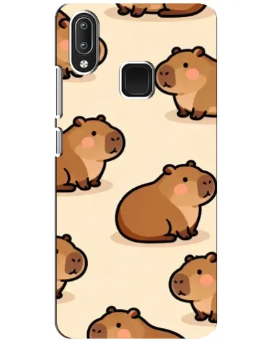 Чехол для Vivo Y95 с картинкой «Паттерн милых капибар» Чехол для Vivo Y95 с картинкой «Паттерн милых капибар»