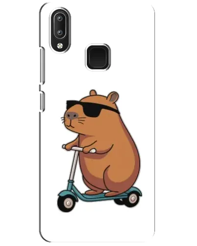 Чехол для Vivo Y95 с картинкой «Капибара на самокате» Чехол для Vivo Y95 с картинкой «Капибара на самокате»
