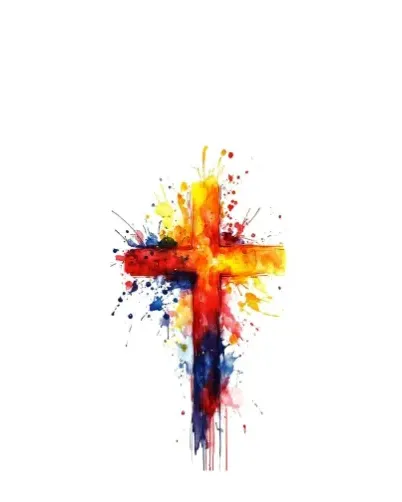 Чохол для ViVO з картинкою «Акварельний хрест» Чохол для ViVO з картинкою «Акварельний хрест»
