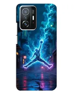 Чехол для Xiaomi 11T / 11T Pro с картинкой «Jordan Gold Jumpman»