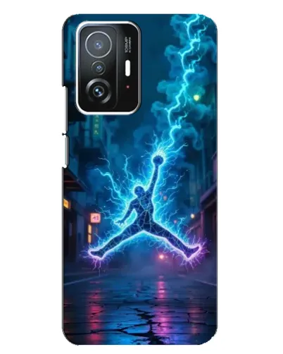 Чехол для Xiaomi 11T / 11T Pro с картинкой «Jordan Gold Jumpman»