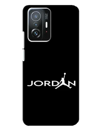 Чехол для Xiaomi 11T / 11T Pro с картинкой «Jordan White Logo»