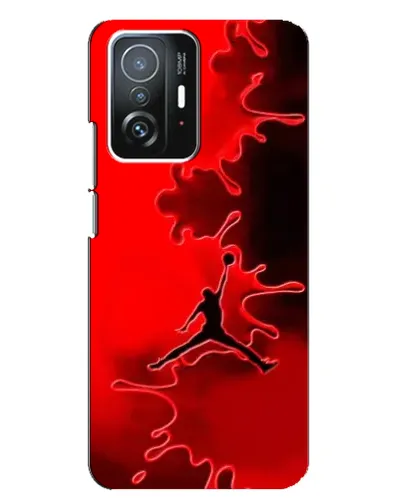 Чехол для Xiaomi 11T / 11T Pro с картинкой «Jordan Red Smoke»