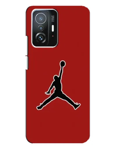 Чехол для Xiaomi 11T / 11T Pro с картинкой «Jordan Red Back»