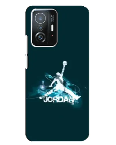 Чехол для Xiaomi 11T / 11T Pro с картинкой «Jordan Blue Fire»