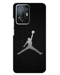 Чехол для Xiaomi 11T / 11T Pro с картинкой «Jordan Dark Carbon»