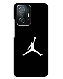 Чехол для Xiaomi 11T / 11T Pro с картинкой «Jordan Silhouette»
