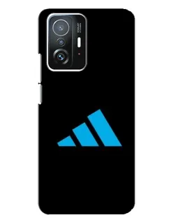 Чехол для Xiaomi 11T / 11T Pro с картинкой «Adidas Cyan Logo»