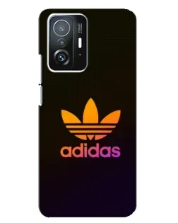 Чехол для Xiaomi 11T / 11T Pro с картинкой «Градиент Adidas»