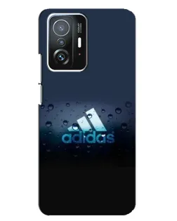 Чехол для Xiaomi 11T / 11T Pro с картинкой «Adidas Water Drops»