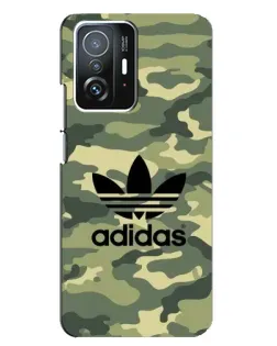 Чехол для Xiaomi 11T / 11T Pro с картинкой «Милитари стиль Adidas»