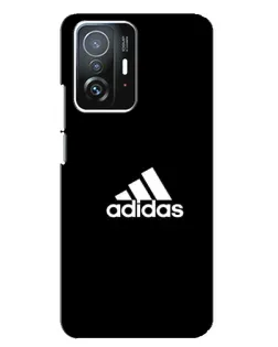 Чехол для Xiaomi 11T / 11T Pro с картинкой «Черная классика Adidas»
