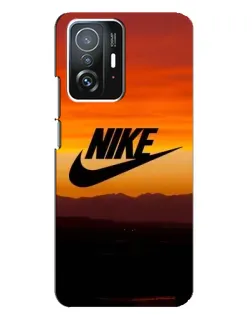 Чехол для Xiaomi 11T / 11T Pro с картинкой «Nike — вечерний горизонт»