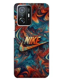 Чехол для Xiaomi 11T / 11T Pro с картинкой «Nike в абстракции»