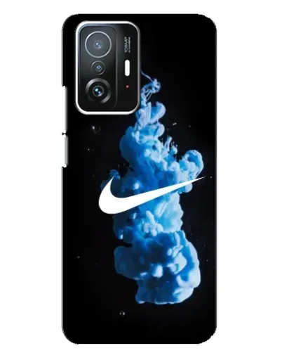 Чехол для Xiaomi 11T / 11T Pro с картинкой «Nike и синий дым» Чехол для Xiaomi 11T / 11T Pro с картинкой «Nike и синий дым»