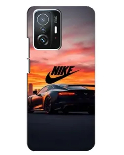 Чехол для Xiaomi 11T / 11T Pro с картинкой «Nike и суперкар»