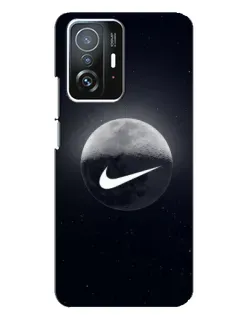 Чохол для Xiaomi 11T / 11T Pro з картинкою «Nike у стилі графіті»