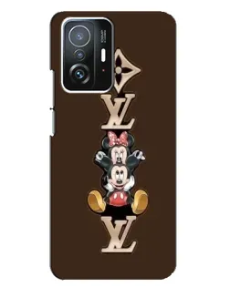 Чехол для Xiaomi 11T / 11T Pro с картинкой «LV и Микки Маус»