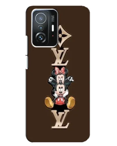 Чехол для Xiaomi 11T / 11T Pro с картинкой «LV и Микки Маус»