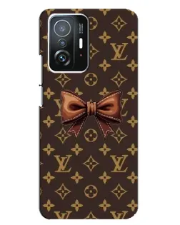 Чехол для Xiaomi 11T / 11T Pro с картинкой «LV с бантом»