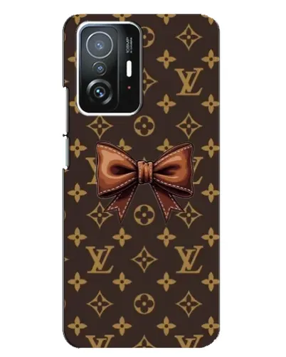 Чехол для Xiaomi 11T / 11T Pro с картинкой «LV с бантом»