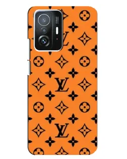 Чехол для Xiaomi 11T / 11T Pro с картинкой «Оранжевый стиль LV»