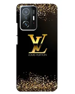 Чехол для Xiaomi 11T / 11T Pro с картинкой «LV — золотые искры»