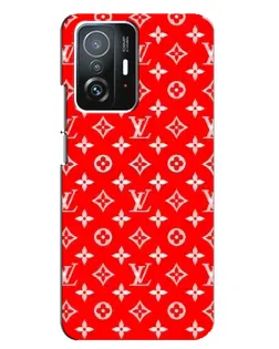 Чехол для Xiaomi 11T / 11T Pro с картинкой «Яркий паттерн LV»