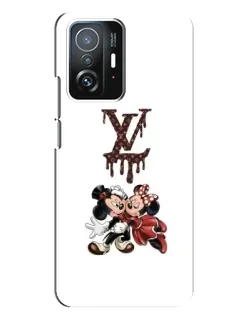 Чехол для Xiaomi 11T / 11T Pro с картинкой «LV и Микки Маус»