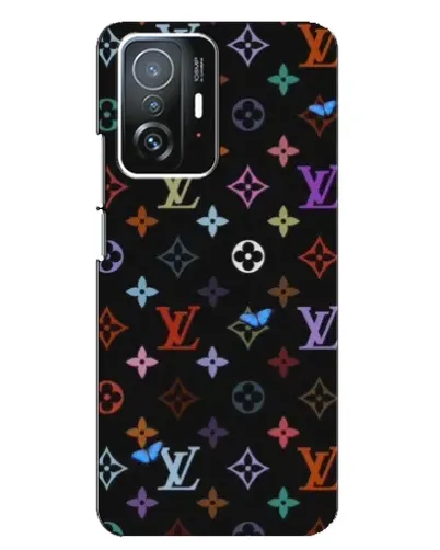 Чехол для Xiaomi 11T / 11T Pro с картинкой «Цветная монограмма LV»