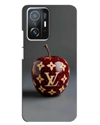 Чехол для Xiaomi 11T / 11T Pro с картинкой «Красное яблоко LV»